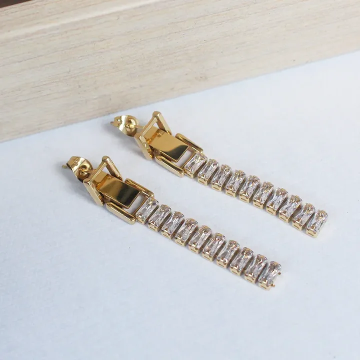 Baguette Earrings