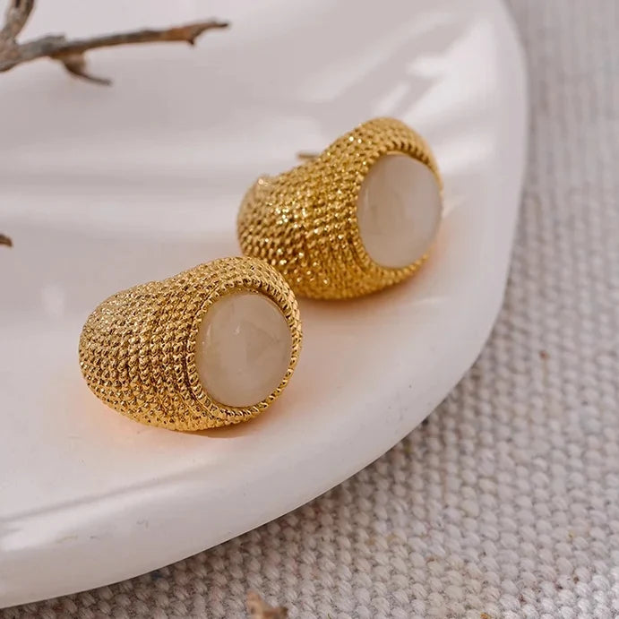 Golden Aura Studs