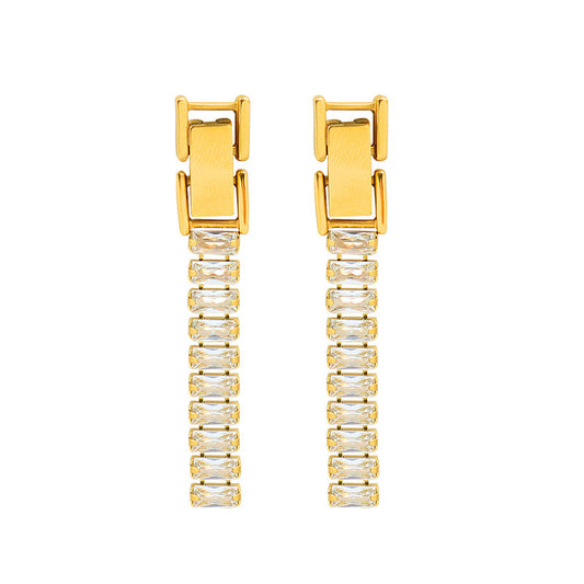 Baguette Earrings