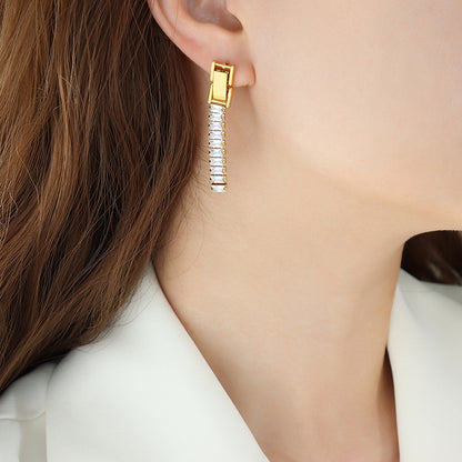 Baguette Earrings