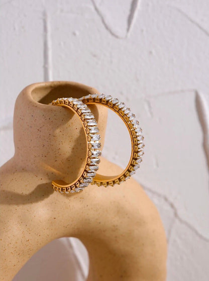 Zirconia Hoops